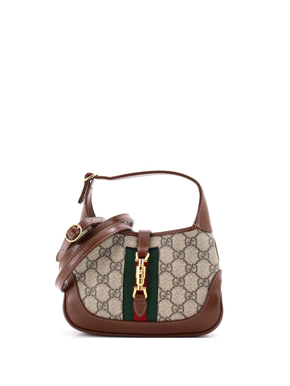 Gucci Jackie Hobo Gg Coated Canvas Mini #323403G17B
